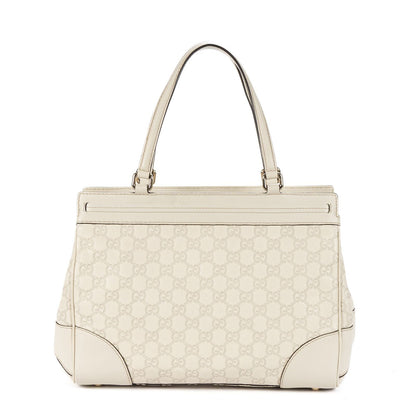 Gucci Mayfair Tote Ivory Monogram Calfskin — view 5