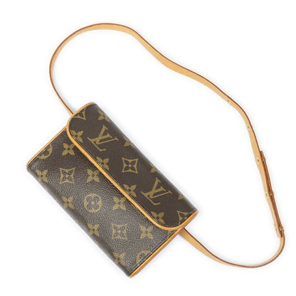 Louis Vuitton Pochette Florentine Brown Monogram Canvas Pouch