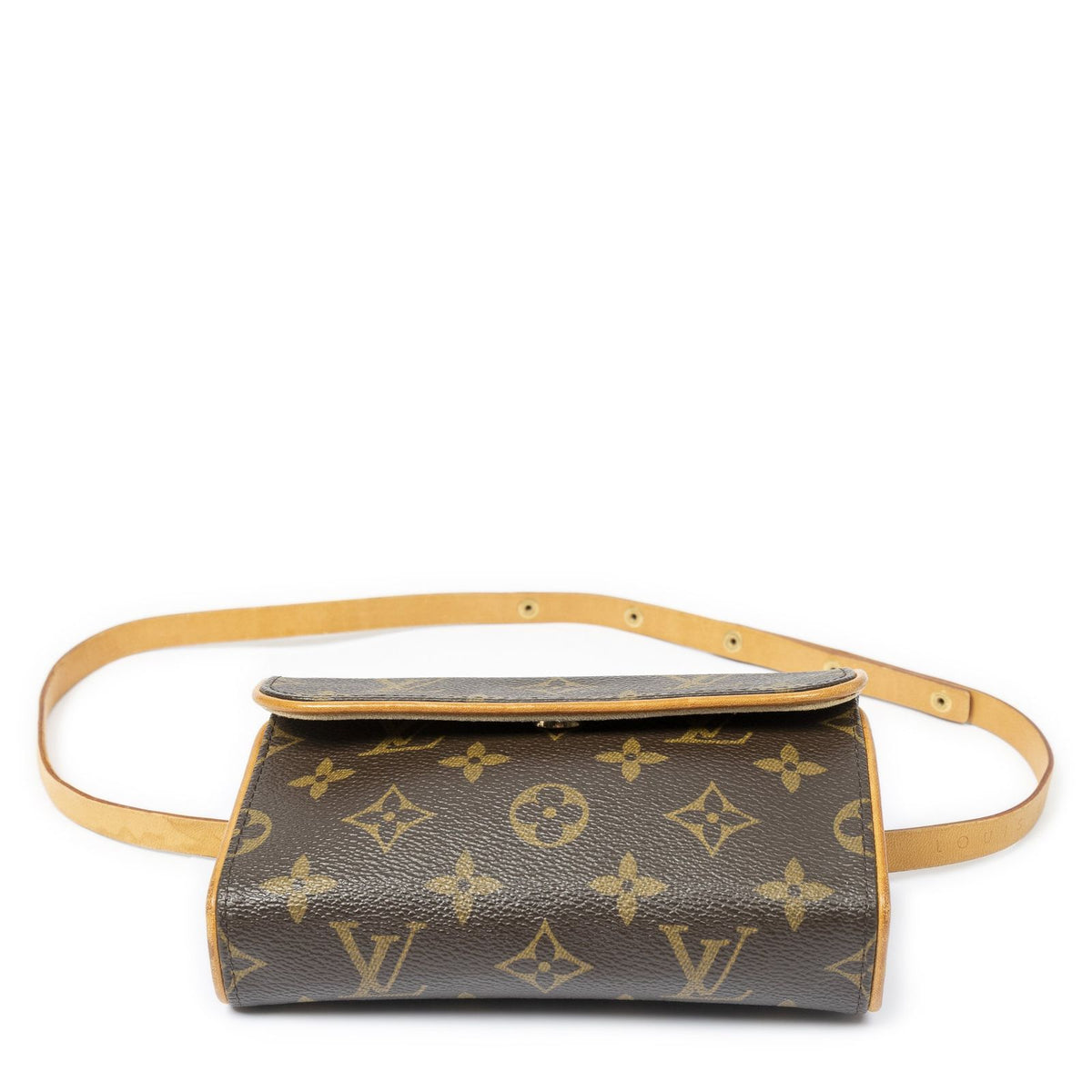 Louis Vuitton Pochette Florentine Brown Monogram Canvas Pouch — view 3