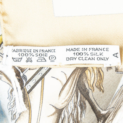 Hermes Scarf Beige — view 5