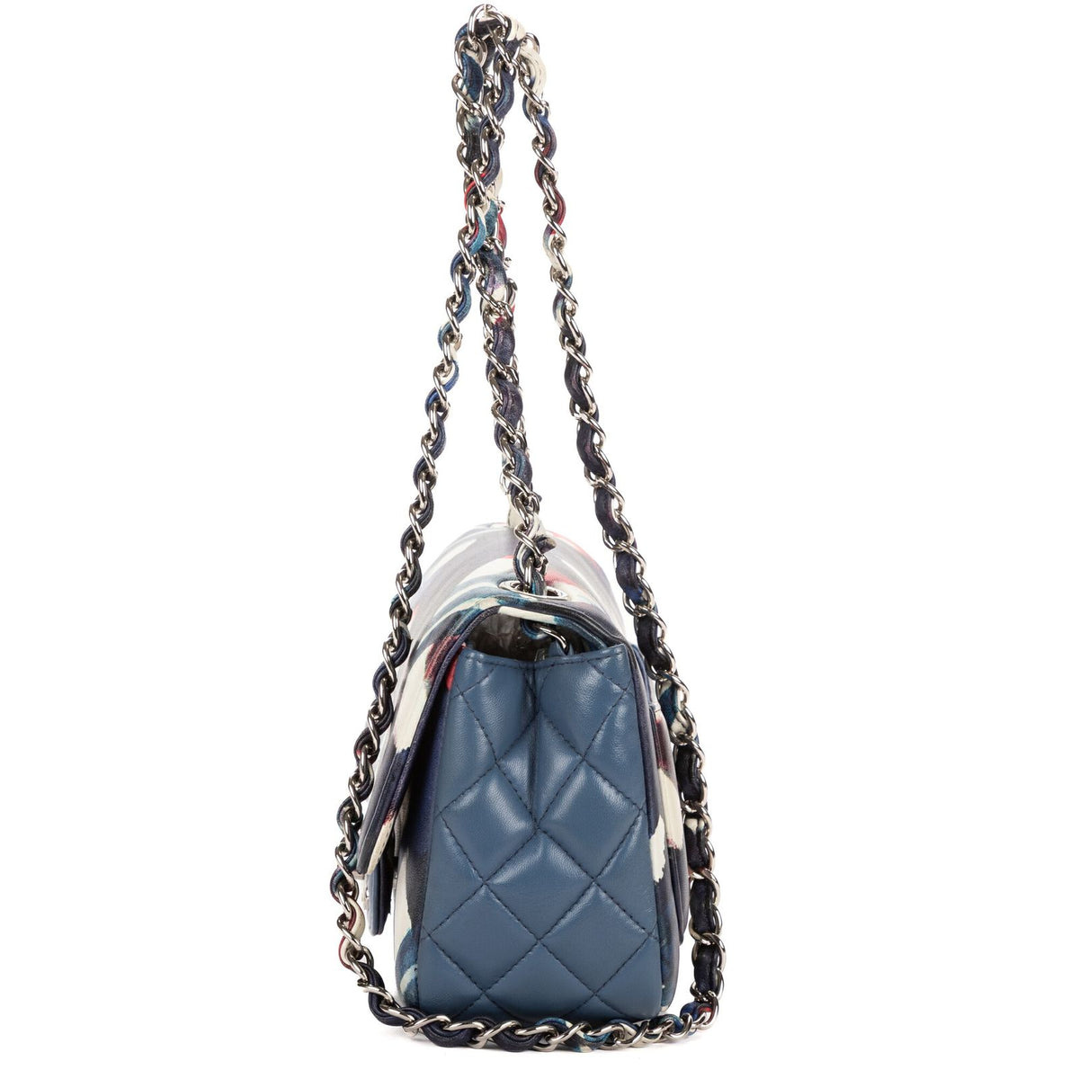 Chanel Limited Edition Mini Airlines Classic Corner Wear Flap Bag Blue White — view 3