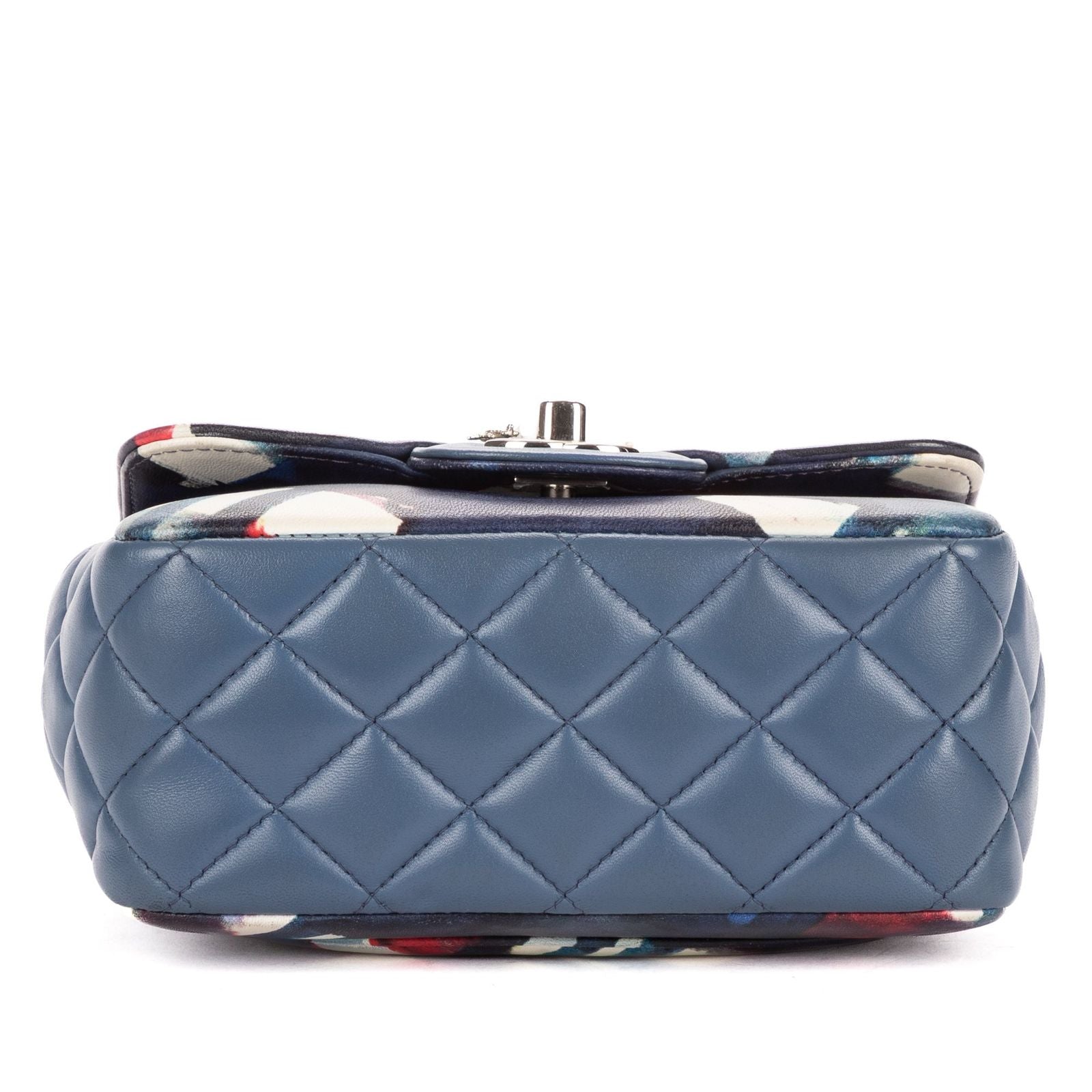 Chanel Limited Edition Mini Airlines Classic Corner Wear Flap Bag Blue White — view 6