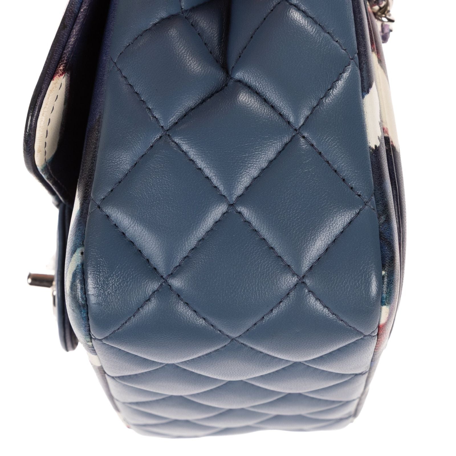 Chanel Limited Edition Mini Airlines Classic Corner Wear Flap Bag Blue White — view 7