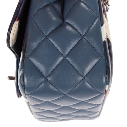 Chanel Limited Edition Mini Airlines Classic Corner Wear Flap Bag Blue White — view 7