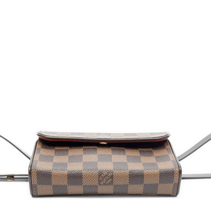 Louis Vuitton Pochette Florentine Brown Damier Ebene Pouch — view 3