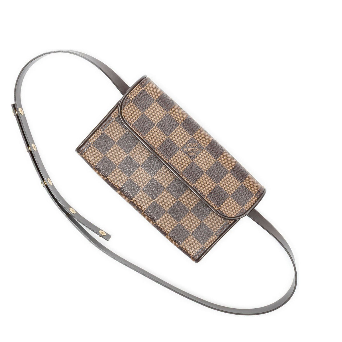 Louis Vuitton Pochette Florentine Brown Damier Ebene Pouch