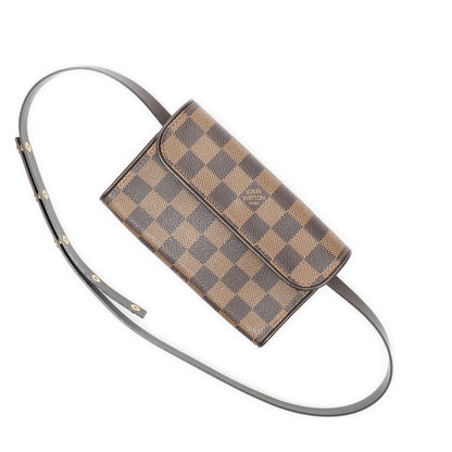 Louis Vuitton Pochette Florentine Brown Damier Ebene Pouch