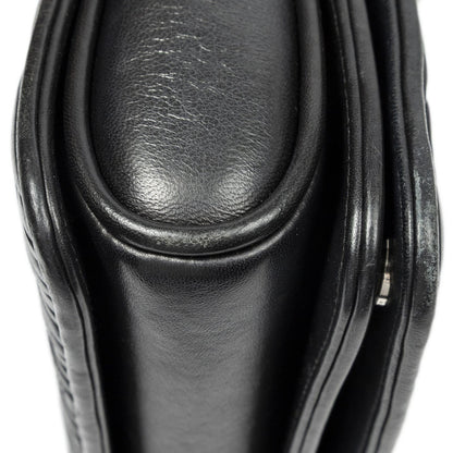 Miu Miu Medium Club Chain Flap Bag Black Nappa Matelasse Leather — view 8