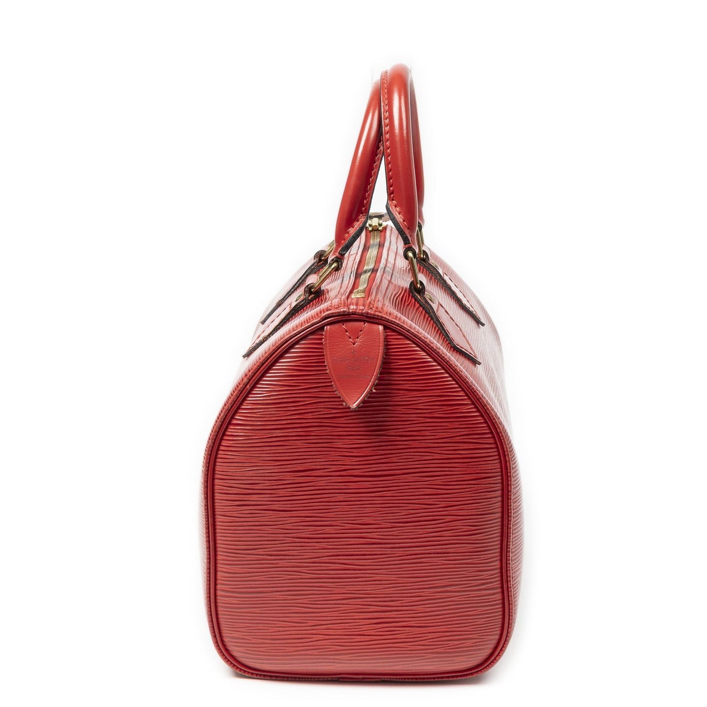 Louis Vuitton Speedy Red Epi Handbag — view 4