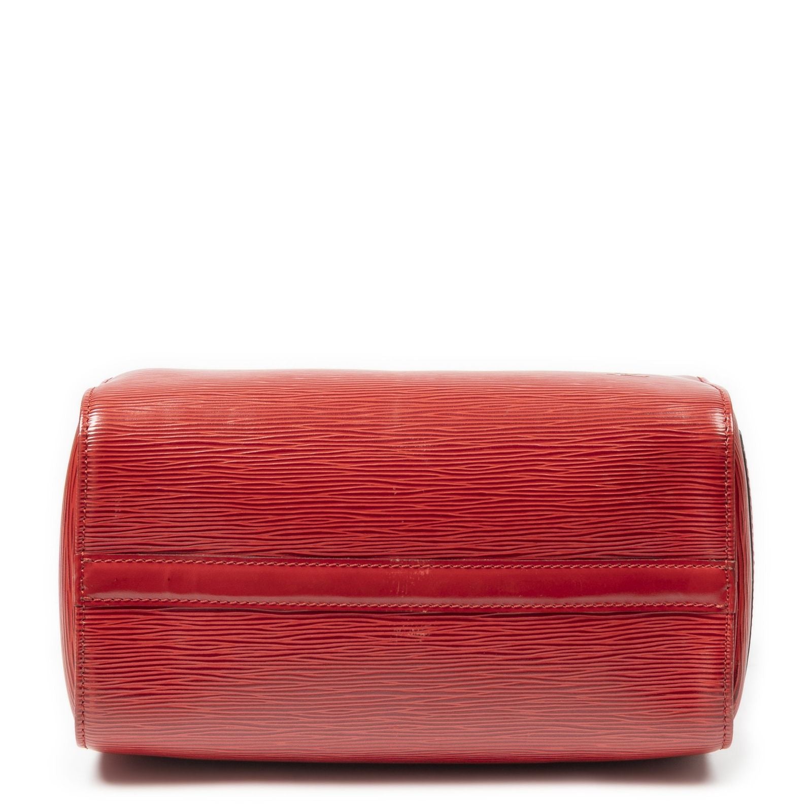 Louis Vuitton Speedy Red Epi Handbag — view 6