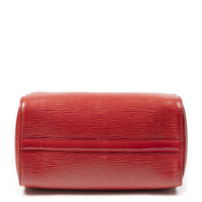 Louis Vuitton Speedy Red Epi Handbag — view 6