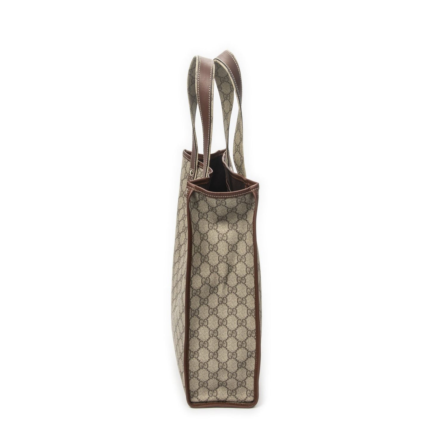 Gucci Vertical Tote Brown Beige Supreme Canvas — view 3
