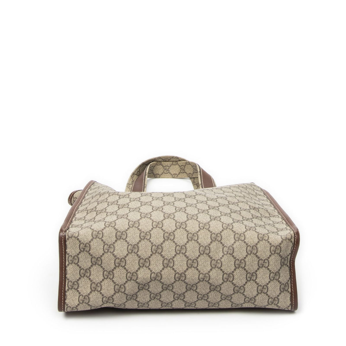 Gucci Vertical Tote Brown Beige Supreme Canvas — view 6