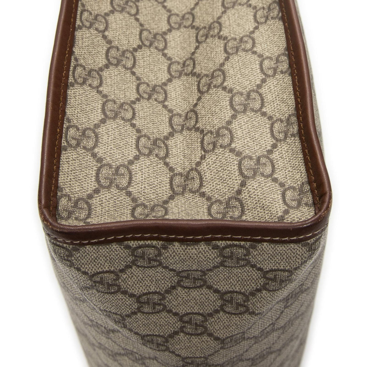 Gucci Vertical Tote Brown Beige Supreme Canvas — view 7