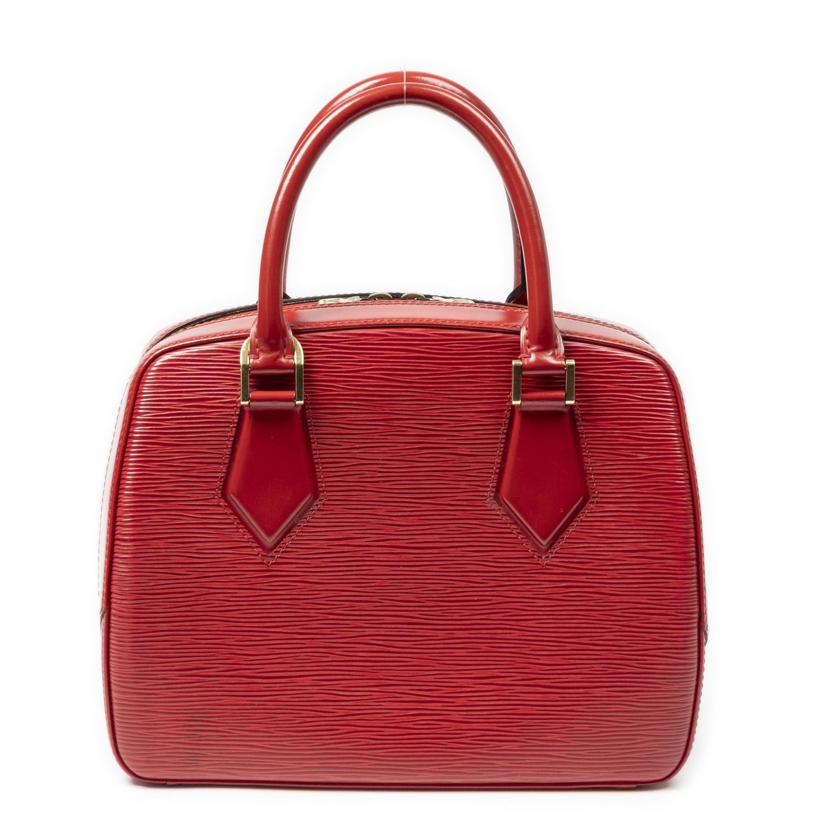Louis Vuitton Blanc Red Epi Handbag — view 5