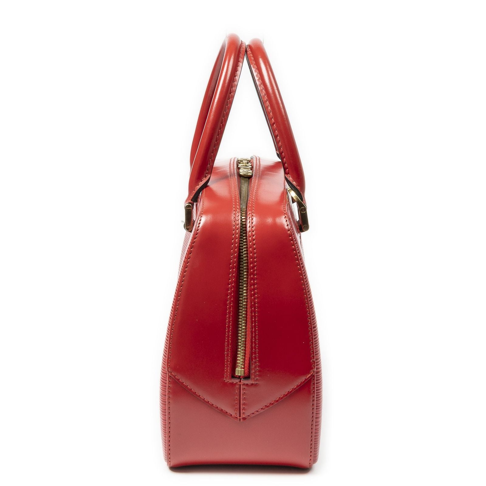 Louis Vuitton Blanc Red Epi Handbag — view 3