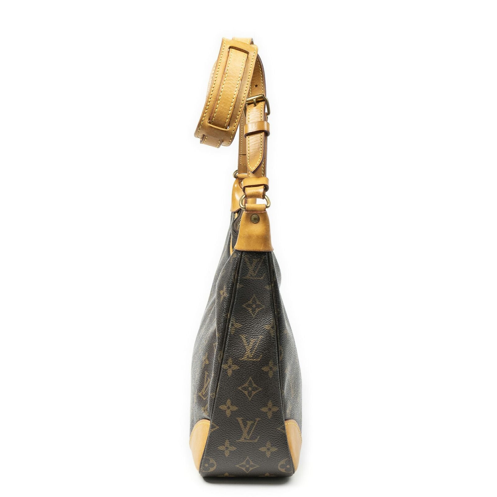 Louis Vuitton Brown Monogram Canvas Shoulder Bag — view 4