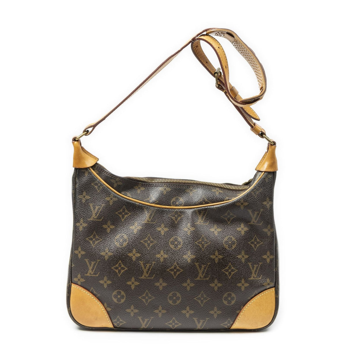 Louis Vuitton Brown Monogram Canvas Shoulder Bag — view 5