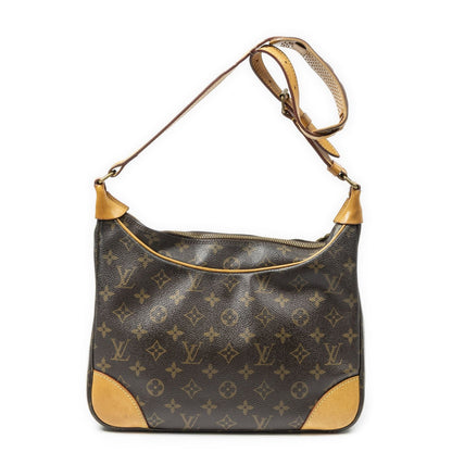 Louis Vuitton Brown Monogram Canvas Shoulder Bag — view 5