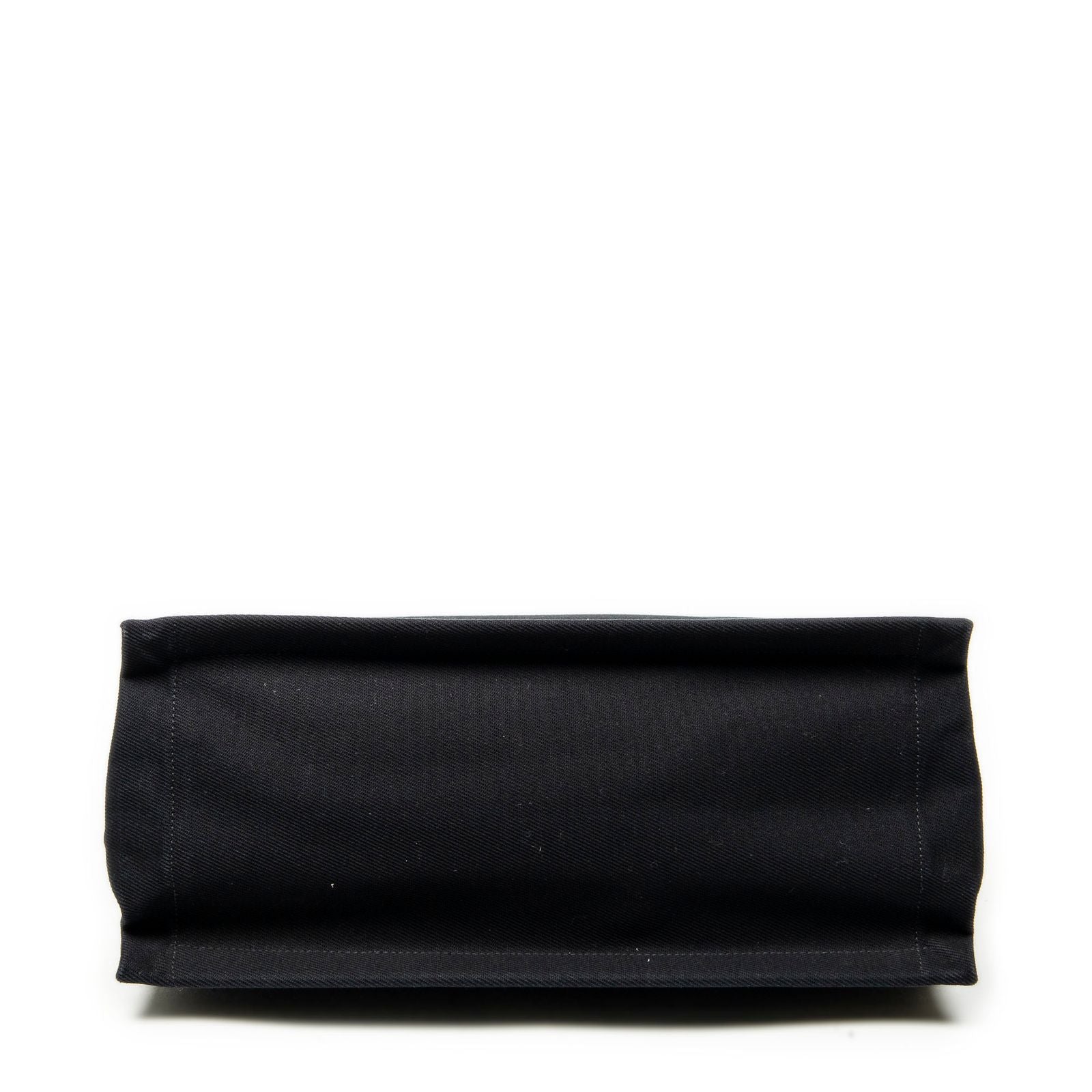 Saint Laurent Vertical Rive Gauche Tote Black Canvas — view 6