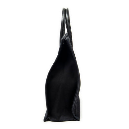 Saint Laurent Vertical Rive Gauche Tote Black Canvas — view 3