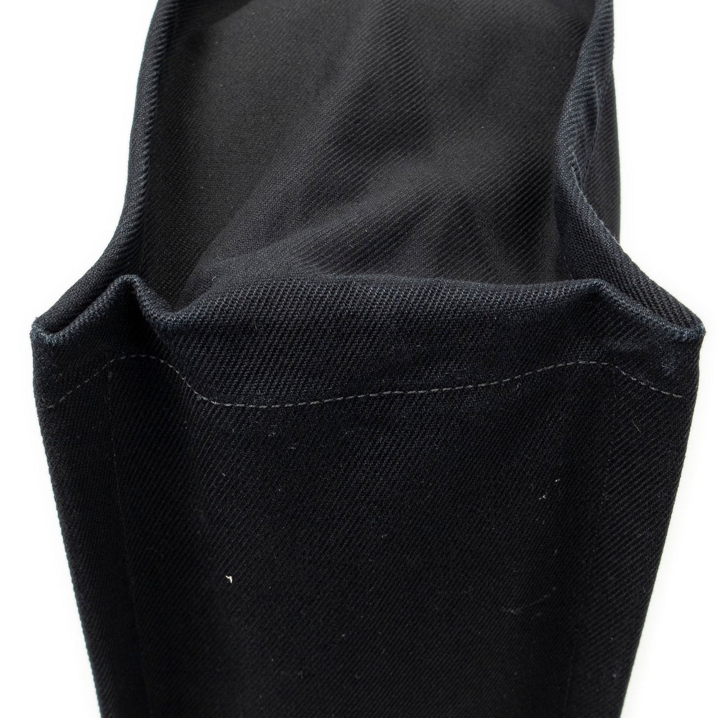 Saint Laurent Vertical Rive Gauche Tote Black Canvas — view 7
