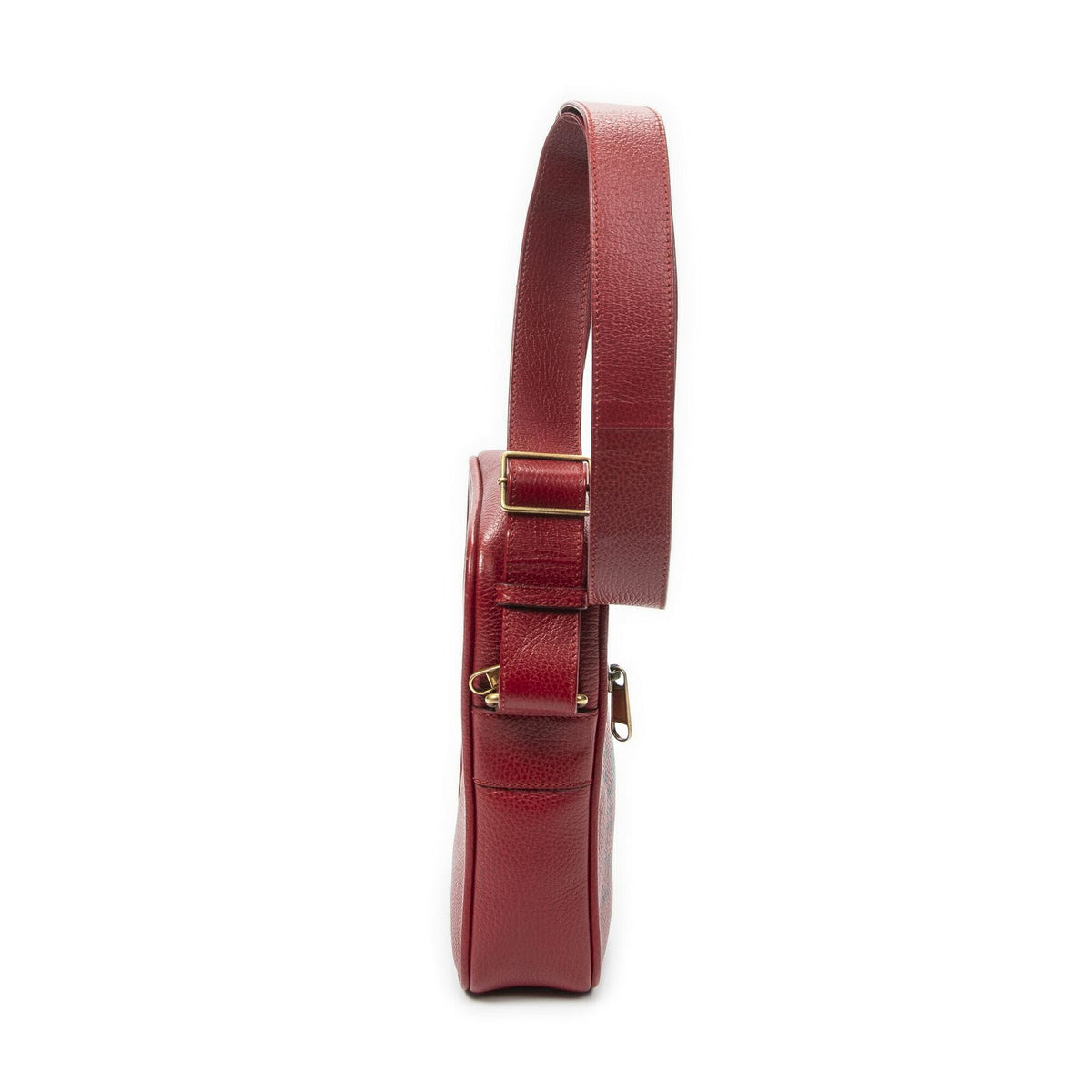 Gucci Small Messenger Red Grain Calfskin Leather — view 4