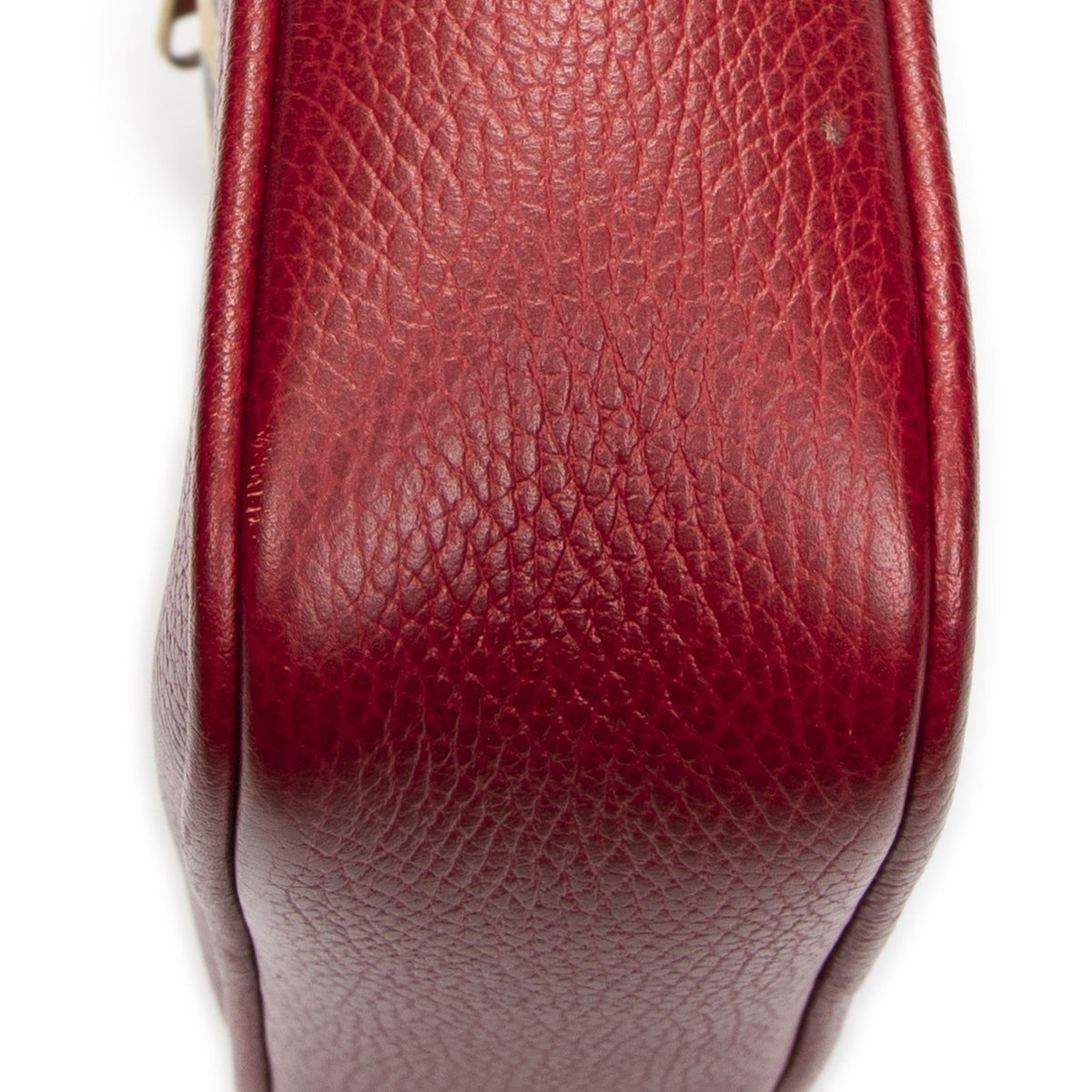 Gucci Small Messenger Red Grain Calfskin Leather — view 8