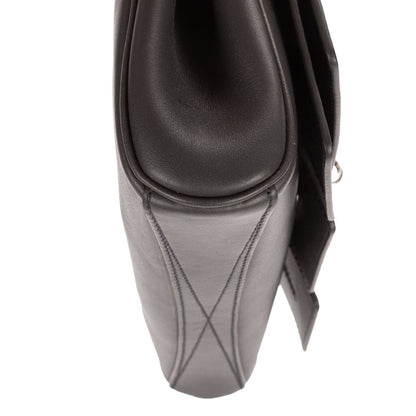 Balenciaga Small Bel Air Clutch Gray Smooth Calfskin — view 8