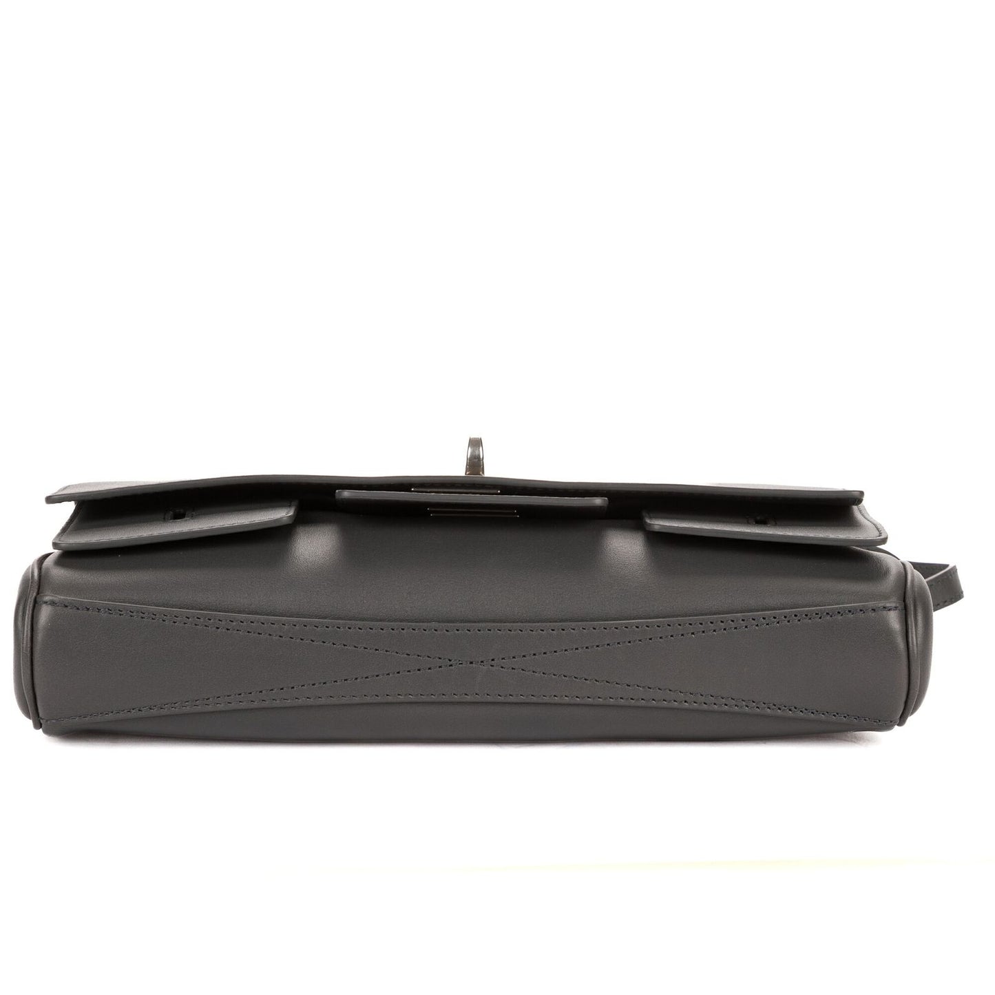 Balenciaga Small Bel Air Clutch Gray Smooth Calfskin — view 6