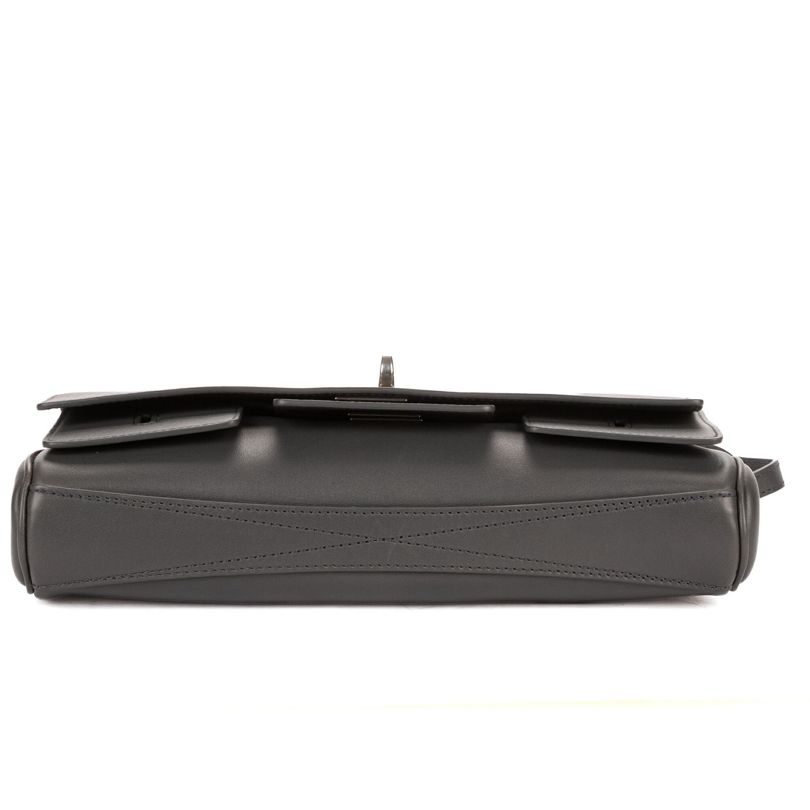Balenciaga Small Bel Air Clutch Gray Smooth Calfskin — view 6