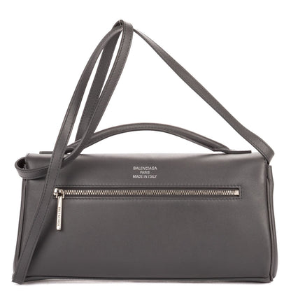 Balenciaga Small Bel Air Clutch Gray Smooth Calfskin — view 5