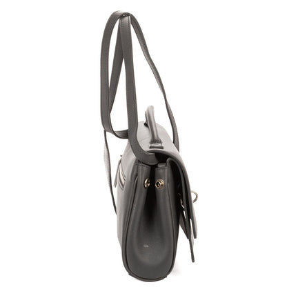 Balenciaga Small Bel Air Clutch Gray Smooth Calfskin — view 4