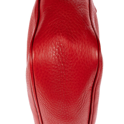 Gucci Soho Disco Crossbody Red Grain Calfskin Leather — view 8