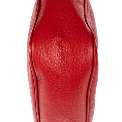 Gucci Soho Disco Crossbody Red Grain Calfskin Leather — view 7
