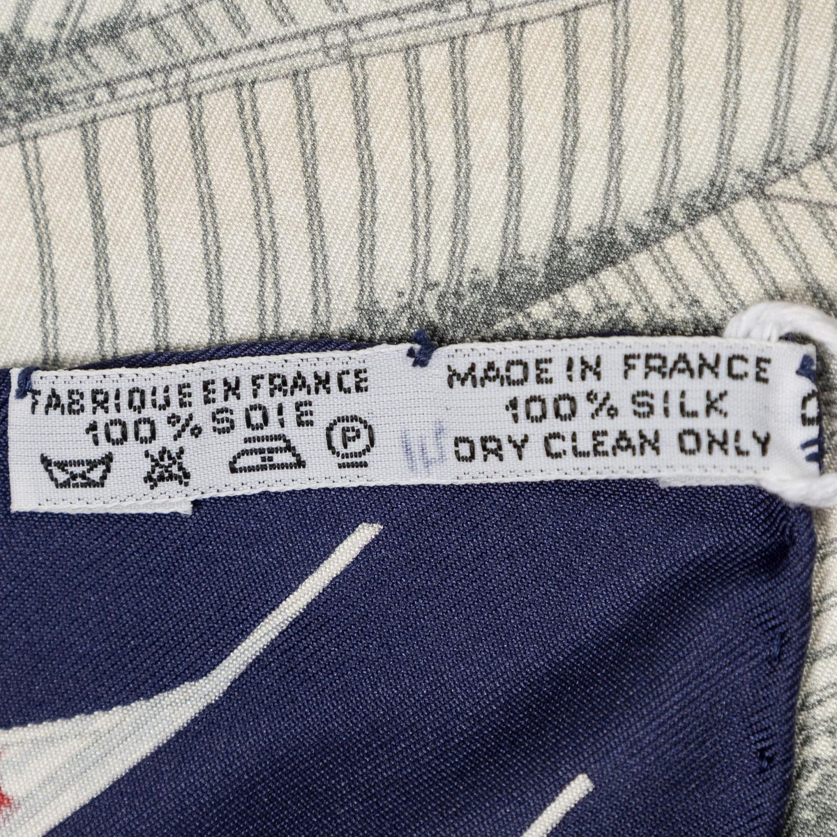 Hermes Scarf Navy — view 5