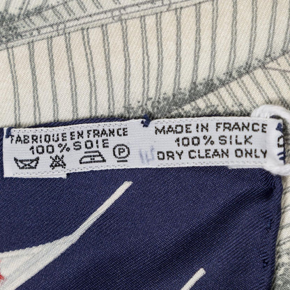 Hermes Scarf Navy — view 5