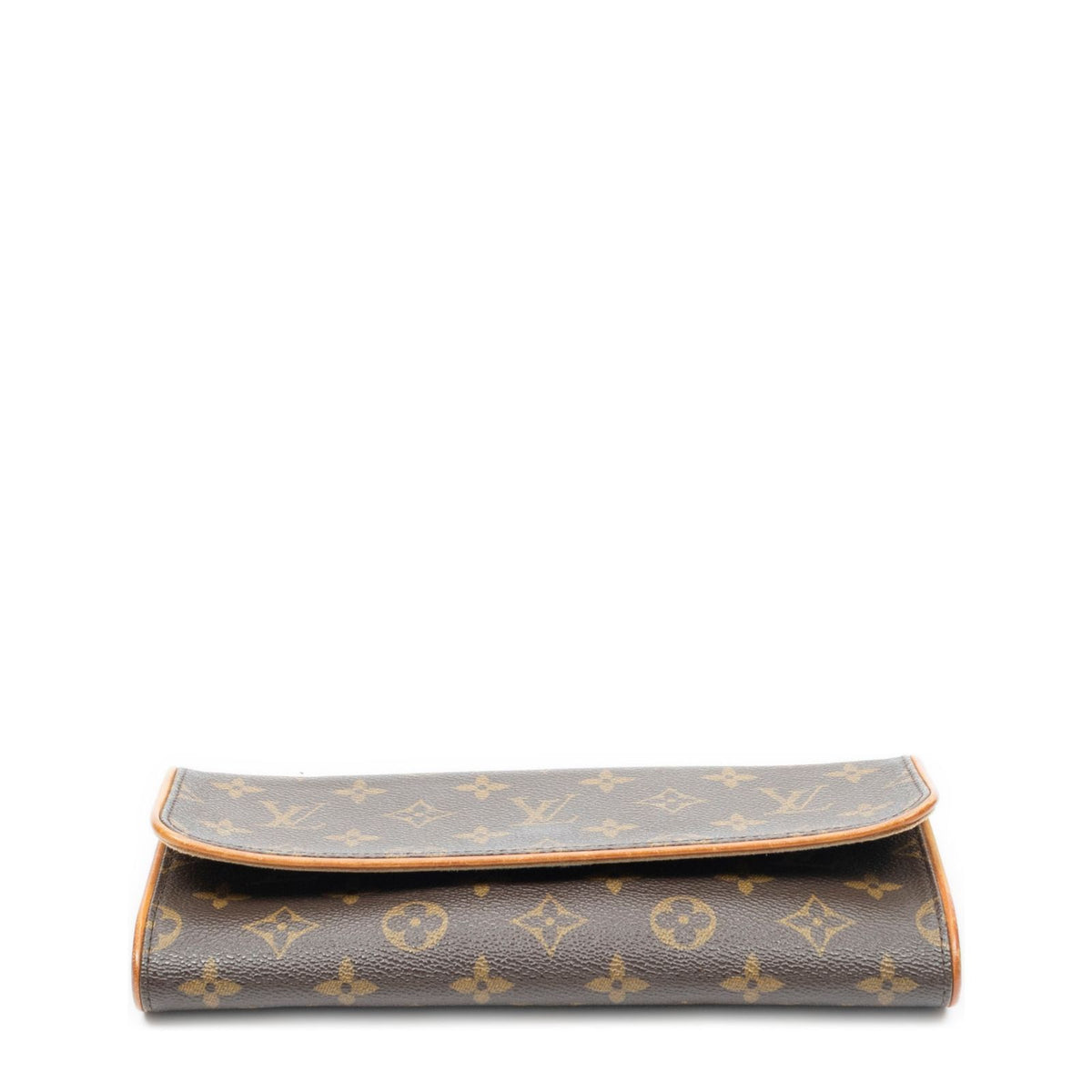 Louis Vuitton Twin Brown Monogram Canvas Shoulder Bag — view 6