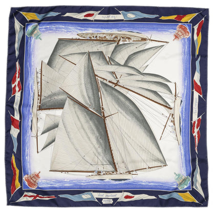 Hermes Scarf Navy — view 2