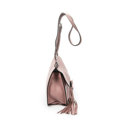 Gucci Medium Bamboo Daily Flap Bag Pink Grain Calfskin Leather — view 4