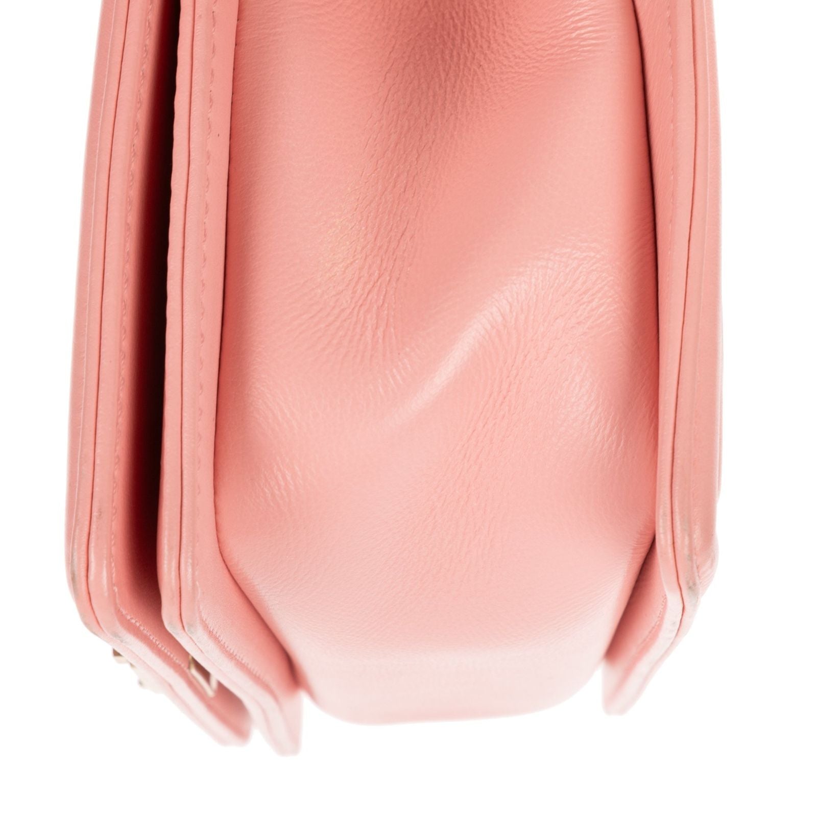 Chanel Limited Edition Weave Mini Boy Flap Bag Pink Che Blanc Embroidery Leather — view 7