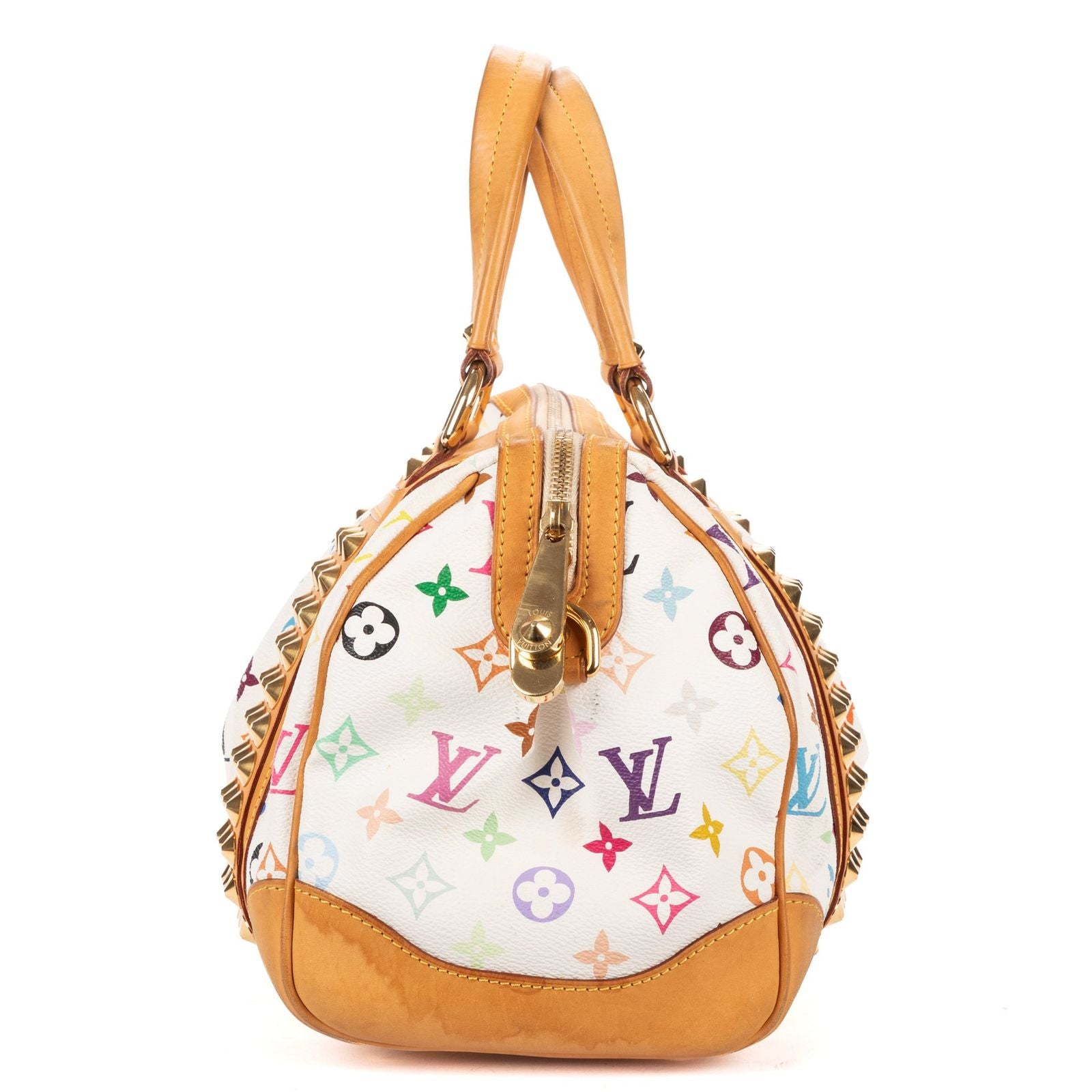 Louis Vuitton x Takashi Murakami Courtney Bag White — view 4
