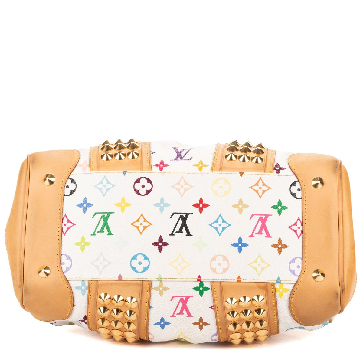 Louis Vuitton x Takashi Murakami Courtney Bag White — view 6