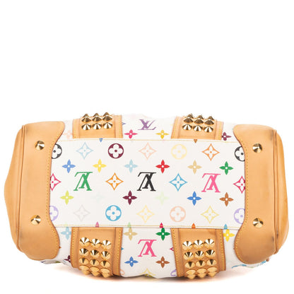 Louis Vuitton x Takashi Murakami Courtney Bag White — view 6
