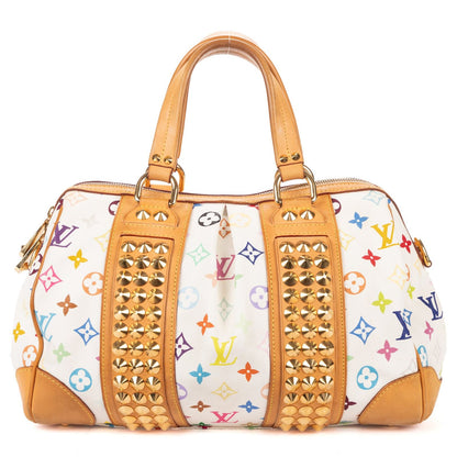 Louis Vuitton x Takashi Murakami Courtney Bag White