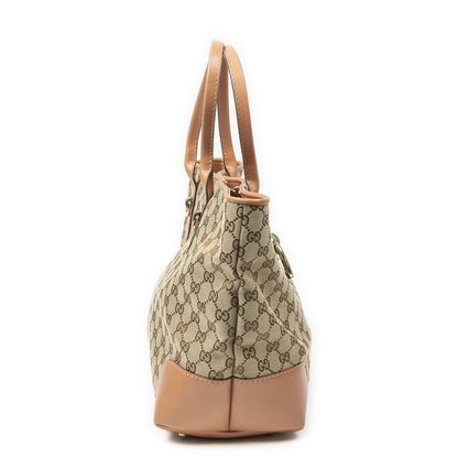Gucci Heartbit Open Tote Light Orange Beige GG Canvas — view 4