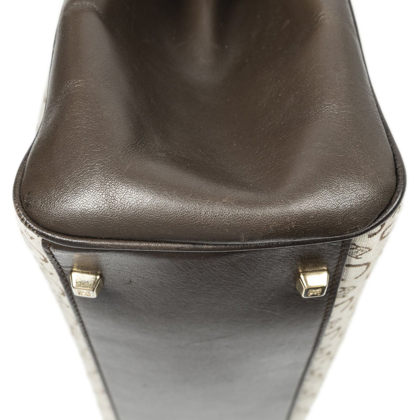 Celine Vintage Document Tote Ivory Dark Brown C Macadam Canvas — view 7