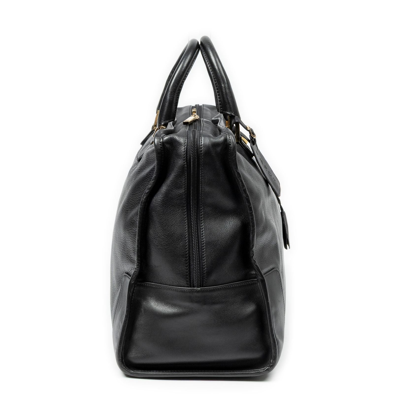 Loewe Amazona Black Calfskin Leather Handbag — view 4