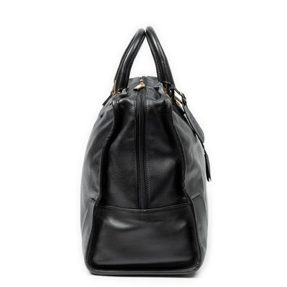 Loewe Amazona Black Calfskin Leather Handbag — view 4