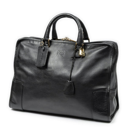 Loewe Amazona Black Calfskin Leather Handbag — view 2